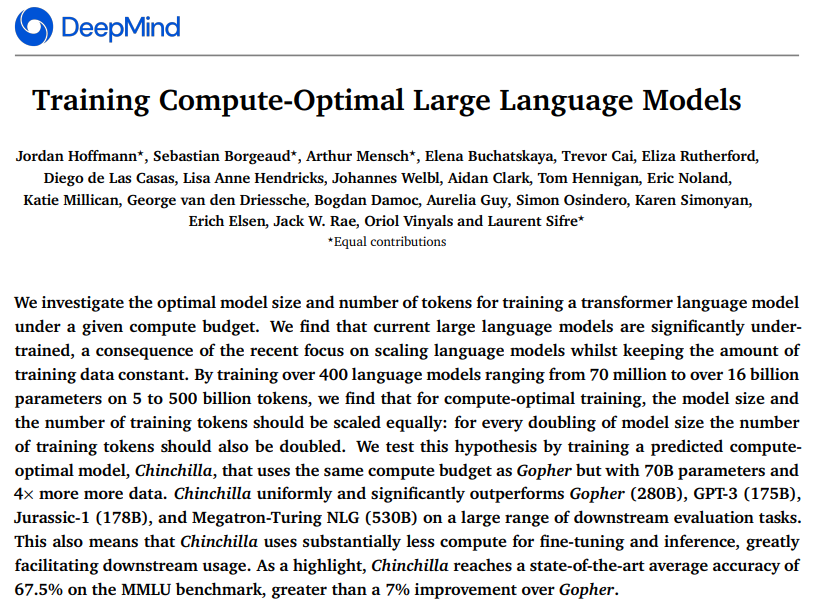 DeepMind最新研究：如何将「大语言模型」 训练到最优？ 第2张